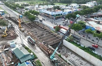 Tăng tốc dự án Nguyễn Văn Linh - Nguyễn Hữu Thọ, thông xe 1 nhánh hầm chui trong tháng 8