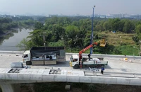 Thông xe một nhánh cầu Tăng Long vào cuối tháng 2