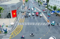 Xuất hiện vạch mắt võng tại giao lộ Lê Duẩn - Tôn Đức Thắng