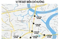Lộ trình đi lại khi cấm ô tô lưu thông qua cầu Bình Triệu 1