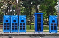 TP.HCM sẽ có khoảng 10.000 tủ đổi pin xe máy điện trên vỉa hè