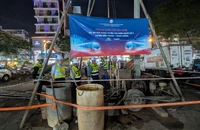 Metro số 2 bước vào giai đoạn thi công, người dân đi lại ra sao?