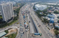 Hầm chui cuối cùng nút giao An Phú sẽ thông xe vào ngày 2-2