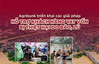 Agribank triển khai chính sách giảm lãi suất cho vay hỗ trợ người dân khắc phục hậu quả bão, lũ