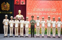 Thăng cấp bậc hàm, bậc lương cho 2.357 cán bộ chiến sĩ ở Thanh Hóa