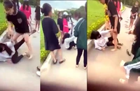 Nữ sinh Thanh Hóa bị nhóm bạn đánh hội đồng ở công viên