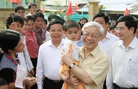 Những hình ảnh vô cùng gần gũi của Tổng Bí thư Nguyễn Phú Trọng với người dân Thanh Hóa