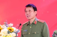 Đại tướng Lương Tam Quang dự lễ khởi công dự án doanh trại đóng quân Công an Thanh Hóa