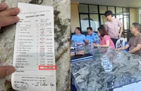 Công an Sầm Sơn thông tin về hóa đơn bữa ăn tối có món ghẹ đỏ 12 triệu đồng 