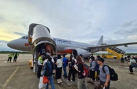 Quảng Bình đề nghị các hãng hàng không tăng chuyến bay. Ảnh: BT.