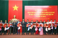 Quảng Bình trao quyết định bổ nhiệm cho các giám đốc sở mới sau khi sáp nhập
