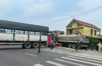 Tai nạn liên hoàn trên Quốc lộ 1A, 8 người bị thương
