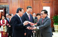 Bí thư Thành ủy TP Thượng Hải và Bí thư Thành ủy TP.HCM chúc mừng đường bay Thượng Hải – TP.HCM của Vietjet