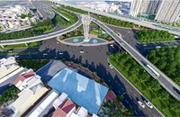 Cận cảnh thiết kế 'tháp khát vọng' nút giao thông nghìn tỉ An Phú