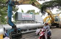 Yêu cầu trả lời dứt điểm số phận siêu máy bơm chống ngập đường Nguyễn Hữu Cảnh, TP.HCM
