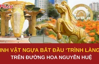 Đường hoa Nguyễn Huệ Tết Bính Ngọ 2026: Hàng chục linh vật độc đáo dần lộ diện