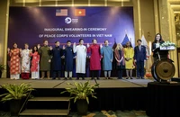 Nhóm Peace Corps đầu tiên của Mỹ tuyên thệ làm việc tại Việt Nam