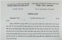 Phụ huynh phản ánh về thu chi, con bị buộc nghỉ học 