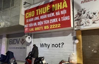 Mặt bằng cho thuê khu sầm uất cũng ...ế ẩm dịp giáp Tết