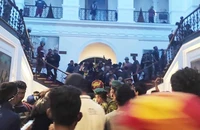 Sri Lanka: Dân xông vào phủ nhưng không thấy tổng thống đâu