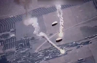 VIDEO: Su-35 Nga tiếp cận, thả pháo dù sát MQ-9 Mỹ ở Syria