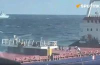 VIDEO: Lính hải quân Nga kiểm tra tàu hàng ở Biển Đen 