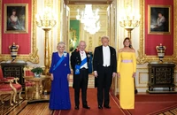 CHÙM ẢNH: Quốc yến hoành tráng Vua Charles III đón tiếp Tổng thống Trump 
