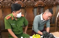Ông Nguyễn Văn Chung, cựu tổng giám đốc Công ty DCB tại cơ quan điều tra. Ảnh: CACC.