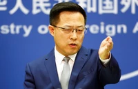 Phát ngôn viên Bộ Ngoại giao Trung Quốc Triệu Lập Kiên. Ảnh: REUTERS