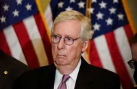 Lãnh đạo phe thiểu số Cộng hòa tại Thượng viện Mitch McConnell. Ảnh: REUTERS