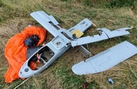 Hình ảnh được cho là UAV trinh sát Merlin-VR của Nga bị Ukraine bắn hạ. Ảnh: mil.in.ua/PAVLO KASHCHUK