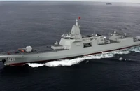 Tàu khu trục Nam Xương lớp Type-055 của hải quân Trung Quốc. Ảnh: GETTY IMAGES