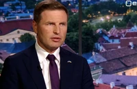 Bộ Quốc phòng Estonia - ông Hanno Pevkur. Ảnh: EER NEWS