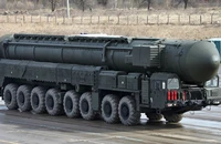Tên lửa đạn đạo liên lục địa (ICBM) Sarmat. Ảnh: EURASIAN TIMES