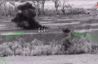 VIDEO: Nga không kích liên tiếp xe tăng Ukraine tại Donbass