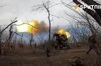 VIDEO: Pháo binh Nga áp chế quân Ukraine tại Donetsk