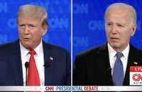 VIDEO: Ông Biden và ông Trump bắt đầu phiên tranh luận đầu tiên