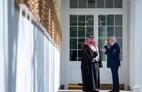 Ông Trump tiếp đón trọng thể Thái tử Saudi Arabia, bàn thương vụ 1.000 tỉ USD và F-35