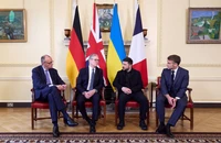 Ông Zelensky cập nhật vấn đề lãnh thổ Ukraine sau cuộc gặp các lãnh đạo Anh-Pháp-Đức 