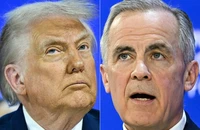 Ông Trump dọa áp thuế 100% lên Canada, gọi Thủ tướng Carney là 'Thống đốc'
