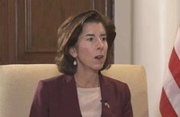 Bộ trưởng Thương mại Mỹ Gina Raimondo. Ảnh: NIKKEI ASIA