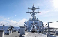 Khu trục hạm USS Benfold của Hải quân Mỹ. Ảnh: HẢI QUÂN MỸ