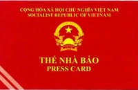 Thẻ nhà báo kỳ hạn 2021-2025 có gắn chip để chống làm giả