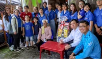 Báo Pháp Luật TP.HCM thăm và tặng quà cho gia đình cách mạng tại Cần Giờ