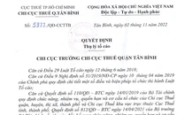 1 doanh nghiệp sau khi bị tố cáo trốn thuế đã nộp bổ sung hơn 1,6 tỉ đồng