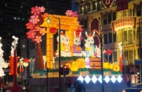 Không khí tối ngày 28 tết ở khu phố người Hoa tại Singapore 