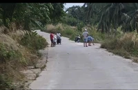 Chính quyền thông tin về 1 vụ xịt sơn nhầm trên đất của người khác