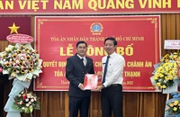 Nhân sự mới TAND quận Bình Thạnh, TP.HCM