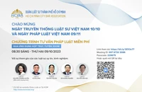 TP.HCM: Hơn 200 luật sư tư vấn pháp luật miễn phí cho người dân