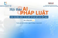 Trường ĐH Kinh tế - Luật và Báo Pháp Luật TP.HCM tổ chức Hội thảo quốc gia về "AI và pháp luật"
